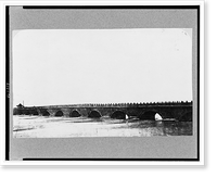 Historic Framed Print, Kaloon (sic) Bridge,  17-7/8" x 21-7/8"