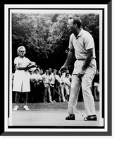 Arnold Palmer, grimacing after missing a putt at the Thunderbird Classic Golf tournament at the Westchester Country Club in Rye, N.Y, Historic Reproduction