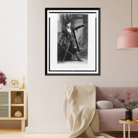 Historic Framed Print, Mr. John Drew as Petruchio in Taming of the Shrew" Act III Scene II.",  17-7/8" x 21-7/8"