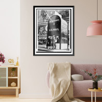 Antique City View - New York City - Actresses Millette Alexander