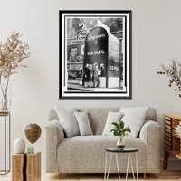 Antique City View - New York City - Actresses Millette Alexander