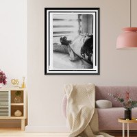 Lightnin'" Washington, an African American prisoner, in the prison hospital at Darrington State Farm, Texas", Vintage Wall Art