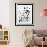 Vintage Americana Print - Easter - Columbia's bonnet.Ehrhart after
