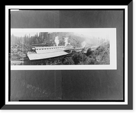Panorama of the Irvine, Muir Lumber Co. plant at Irmulco - 2, Historic Reproduction