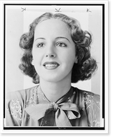 Historic Framed Print, [Doris Fisher, head-and-shoulders portrait facing front],  17-7/8" x 21-7/8"