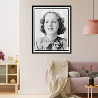 Historic Framed Print, [Doris Fisher, head-and-shoulders portrait facing front],  17-7/8" x 21-7/8"