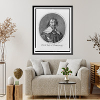 Rich Earl of Warwick.Chambars sculp, Historic Print