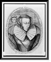 Historic Framed Print, Maria Regina Scotiae. Mortis at Horrendam Faciem [...].PM.,  17-7/8" x 21-7/8"