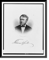 Historic Framed Print, Thomas A. Scott.engd. by H.B. Hall & Sons, N.Y.,  17-7/8" x 21-7/8"