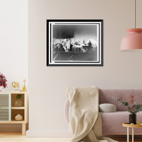 Barbra Streisand on stage with orchestra, Antique Wall Art