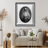 Historic Framed Print, [Randall Lee Gibson, three-quarter length portrait, standing, facing right],  17-7/8" x 21-7/8"