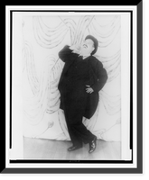 Historic Framed Print, [Portrait of Zero Mostel, as Leopold Bloom in Ulysses in Night [...]],  17-7/8" x 21-7/8"