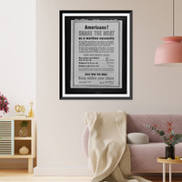 Historic Framed Print, Americans! Share the meat as a wartime necessity,  17-7/8" x 21-7/8"