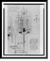 Art Center (New York, N.Y.). Sketch site plan study.Cass Gilbert, Historic Reproduction