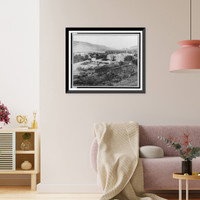 Historic Framed Print, Hercules Cotton Mills, Quer&eacute;taro,  17-7/8" x 21-7/8"
