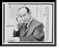 Abe Fortas, half-length portrait, facing left, waits outside Senate Judidiary Committee that is considering his nomination for Supreme Court Justice, Antique Wall Art