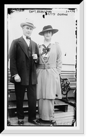 Historic Framed Print, Capt. Beresford and Kitty Gordon,  17-7/8" x 21-7/8"