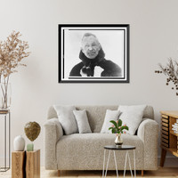 Lincoln Ellsworth, head-and-shoulders portrait, facing front, just prior to the start of the Norge for the flight over the North Pole, Vintage Wall Art