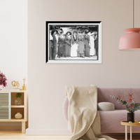 Historic Framed Print, Mrs. Howe, Mrs. Elmer Black, Mrs. Walston Brown, Mrs. Marion Burritt Mrs. B. Buchannan, Mrs. Eva Wyeth,  17-7/8" x 21-7/8"