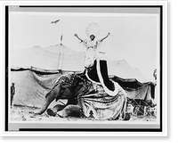 Historic Framed Print, A circus queen,  17-7/8" x 21-7/8"