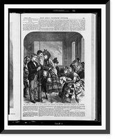 New York City - opening day at Lord & Taylor's store, Broadway and Twentieth Street - ladies ascending in the elevator.Hyde. Classic, Antique Wall Art
