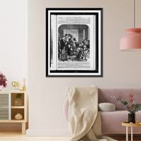 New York City - opening day at Lord & Taylor's store, Broadway and Twentieth Street - ladies ascending in the elevator.Hyde. Classic, Antique Wall Art