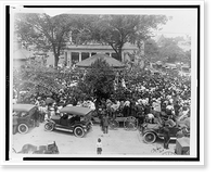 Part of audience in Baton Rouge listening to Dr. Washington's address, Antique Print