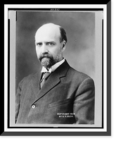 Elmer E. Brown, chancellor, New York University, head-and-shoulders portrait, facing front, Vintage Poster