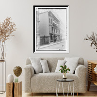 Historic Framed Print, Mrs. W.K. Vanderbilt's house .  a hospital,  17-7/8" x 21-7/8"