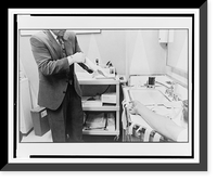 Historic Photo Print - New York City - Dr. Jeffrey Wallach preparing