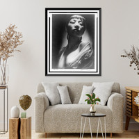 Anna May Wong, actress, head-and-shoulders portrait, facing front.Hurrell, Vintage Poster
