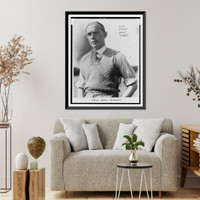 Historic Framed Print, [Erich Maria Remarque, half-length portrait, facing slightly left],  17-7/8" x 21-7/8"