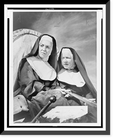 Helen Hayes and Katy Jurado portraying nuns in the CBS Playhouse 90 drama Four Women in Black"", Vintage Print