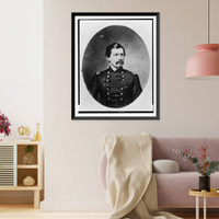 George Brinton McClellan, head-and-shoulders portrait, facing right, in uniform, Antique Wall Art