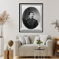 George Brinton McClellan, head-and-shoulders portrait, facing right, in uniform, Antique Wall Art