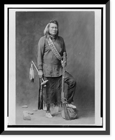 Nez Perce Warriors, War 1877. Him-mim-mox-mox or Yellow Wolf, Antique Print