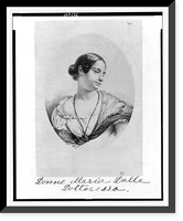 Historic Framed Print, Donne Maria Dalle Dottoressa,  17-7/8" x 21-7/8"