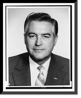 Dale Milford, head-and-shoulders portrait, facing slightly left, Historic Reproduction