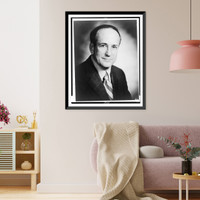 Historic Framed Print, [William Lehman, head-and-shoulders portrait, facing slightly right].Anton.,  17-7/8" x 21-7/8"