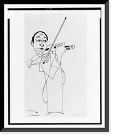 Jascha Heifetz.Al Bendiner. - 2 Classic, Antique Wall Art