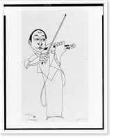 Jascha Heifetz.Al Bendiner. - 2 Classic, Antique Wall Art