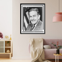 Sen. Clifford P. Case, head-and-shoulders portrait, facing left, Historic Reproduction