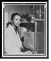 Dr. Jane C. Wright, half-length portrait, seated, facing right Classic, Historic Reproduction
