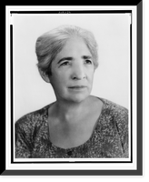 Historic Framed Print, [Dr. Libbie Hyman, head-and-shoulders portrait, facing slightly right],  17-7/8" x 21-7/8"