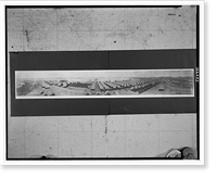 Panorama showing 1st, 2nd & 3rd Regiments, U.S. Marines, Deer Point Camp, Guantanamo Bay, Cuba, April 26, 1911, Vintage Poster