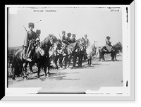 Historic Framed Print, Russian Cossacks,  17-7/8" x 21-7/8"