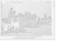 Historic Framed Print, Russian Cossacks,  17-7/8" x 21-7/8"