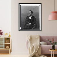 The Earl of Shaftesbury.engraved by D.J. Pound, from a photograph by Mayall, Vintage Wall Art