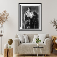 Historic Framed Print, [Lady Henry Somerset, three-quarter length portrait, standing, facing front],  17-7/8" x 21-7/8"