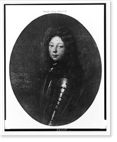 Louis de Rouvroy, duc de Saint-Simon, half-length portrait, facing slightly left, Vintage Print